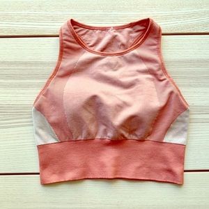 Ebb to Train Abstract Longline Sports Bra 8